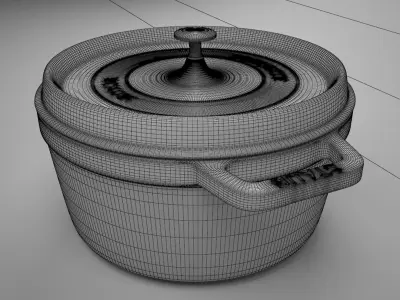 Staub La Cocotte - cooking pot 3D model