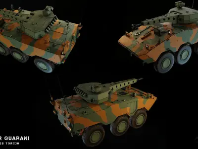 VBTP-MR Guarani Low-poly 3D model