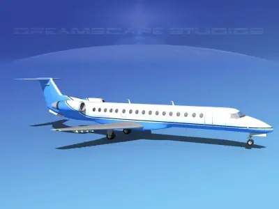 Embraer ERJ-145 Corporate 2 3D model