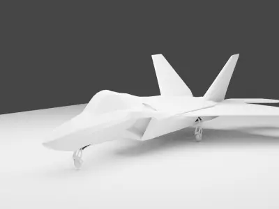 Modern Fighter Jet 3D model