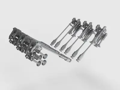 Valve Train Free 3D model