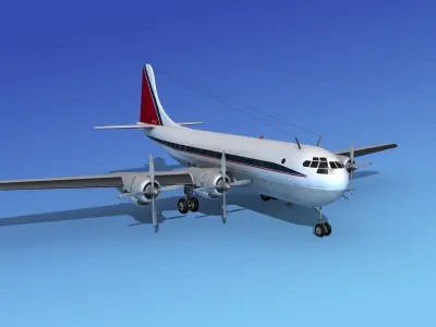 Boeing 377 Corporate 2 3D model