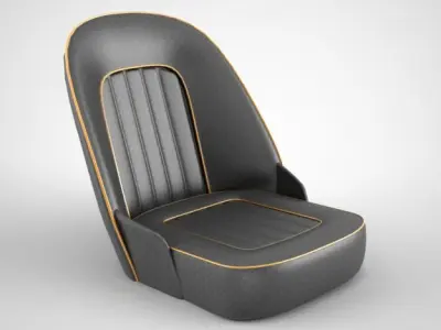 Car Seat Austin Healey 3D model