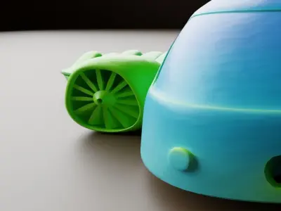 AEROPLAN KEYCHAIN Low-poly 3D model