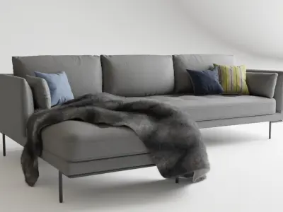 Harlow corner sofa Free 3D model