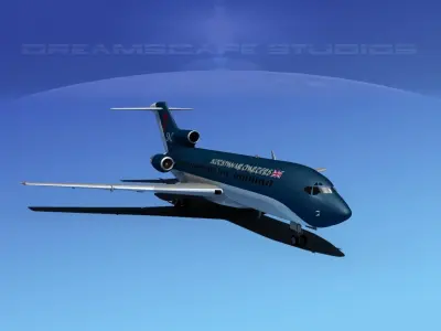 Boeing 727-100 Scotsman 3D model