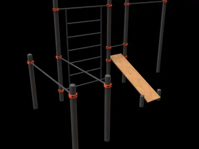 Workout part three 3D model