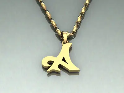 Pendant A-a1 3D print model