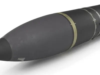 Topol-M SS-27 Mod 1 ICBM Ballistic Missile 3D model