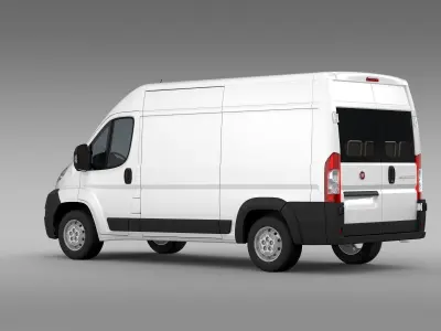 Fiat Ducato Van L2H2 2006-2014 3D model