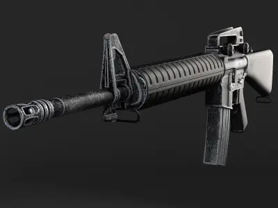 M16 A3 rifle 3D model