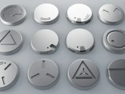 Robot parts 3D model