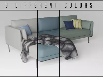 Harlow corner sofa Free 3D model