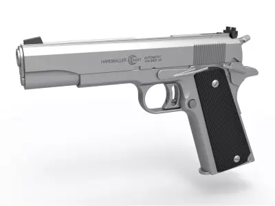Pistol AMT Hardballer 3D model