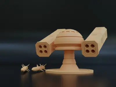 Air Defense Artillery 3D print model