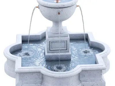 Campania - Navonna Fountain 3D model