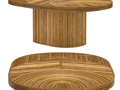 Coffee table fish 3D model