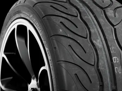 Yokohama Advan Neova AD08 R Dusty and New 3D model