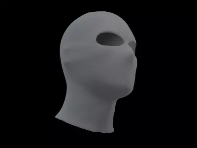 Balaclava v1 002 Low-poly 3D model