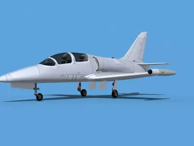 Aero Vodochody L-39C Albatross V00 Barte Metal 3D model