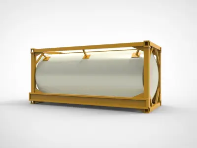 Tank Container Ship 3D print model