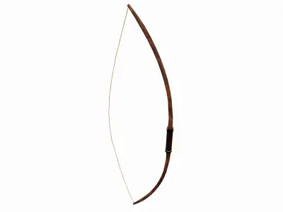 Medieval Archer Low-poly 3D model