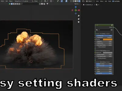 Super Realistic Explosion 2 - vdb animated 3D model