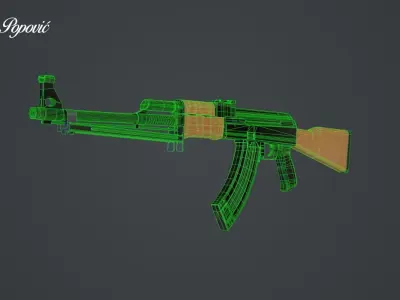 Zastava M72 3D model