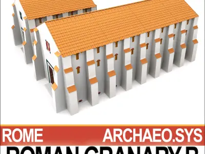 Roman Granary B 3D model