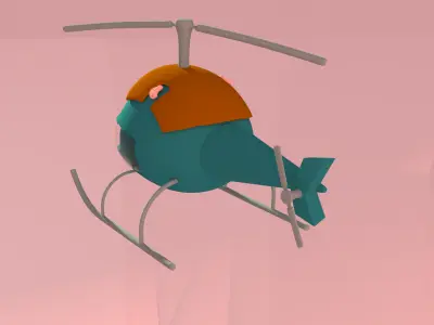 Family guy Petercopter 3D model