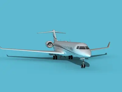 Bombardier Global 7000 V02 3D model
