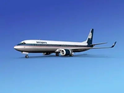 Boeing 737-900ER Aeroperu 3D model
