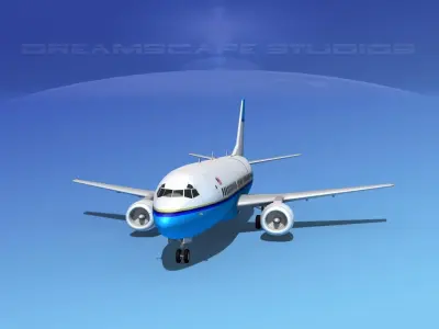 Boeing 737-300 Executive 3 3D model