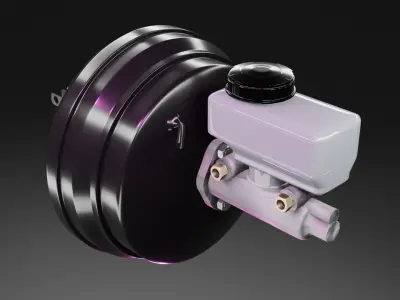 Vacuum Brake Booster 3D model