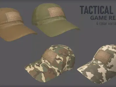 Tactical Cap 3D model