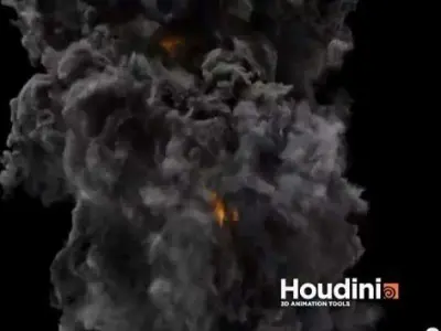 Houdini Fx - Megapack Low-poly 3D model