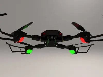 VISUO XS809HW Mini RC Drone Quadrocopter 3D model