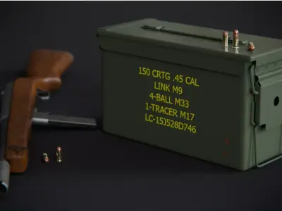Ammo Box 3d Model 3D model