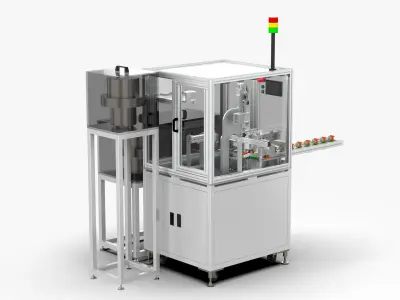 Automatic Nut Washer Bolt Assembly Machine 3D model