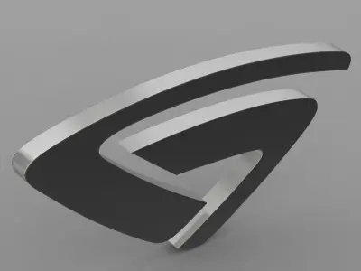 mtz logo 3D model