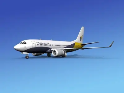 Boeing 737-700ER Monarch 3D model