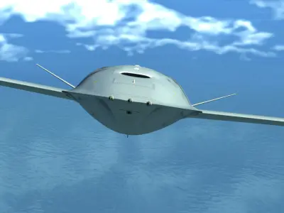 MQ-25 Stingray 3D model
