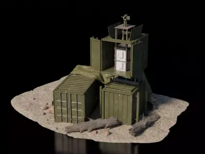 Warzone - Dropped cargo 3D model