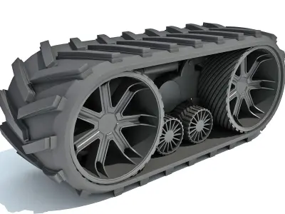Track kit V1 3D model