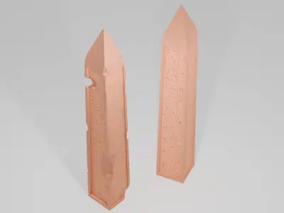 Obelisk Low-poly 3D model
