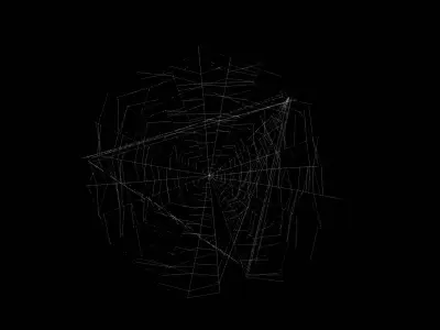 Procedural Cobweb Generator 3D model