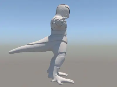 Scifi Creature Character - Fantasy 3D model