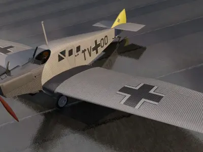 Junkers F-13 3D model