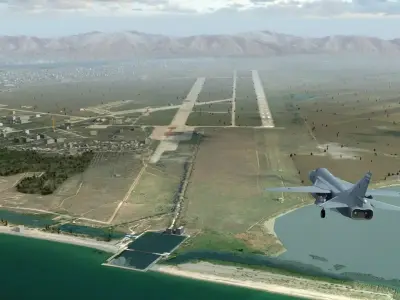 Saky Airbase Crimea 3D model