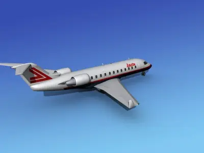Canadair CRJ200 Lauda Air 3D model